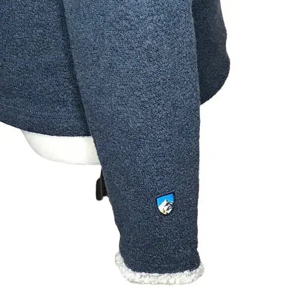 Kuhl Alfpaca Fleece Ingrid Quarter Zip Pullover Sweater-Size Small - Picture 6 of 13